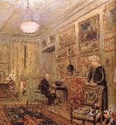 Edouard Vuillard Black in the room Sweden oil painting artist